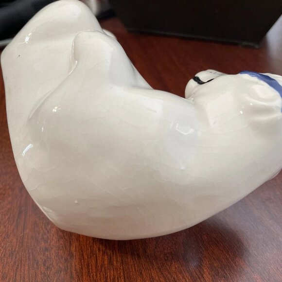 Vintage Ceramic Polar Bear Baking Soda Holder for Refrigerator - Picture 4 of 5